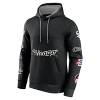 Men's Fanatics Black Chicago White Sox Wild Winner Pullover Hoodie