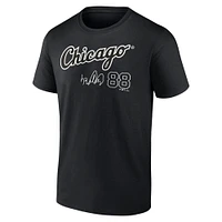 Men's Fanatics Luis Robert Black Chicago White Sox Player Name & Number T-Shirt
