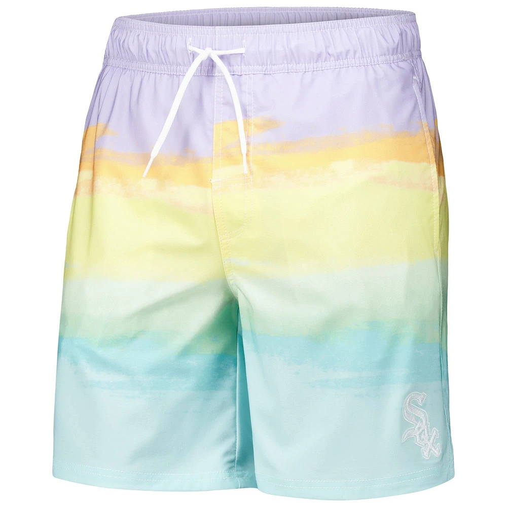 Short de bain G-III Sports by Carl Banks Chicago White Sox Perfect Game Volley pour hommes