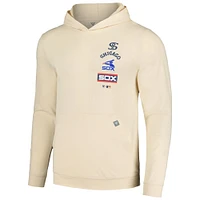 Men's Levelwear Cream Chicago White Sox Base Line Pullover Hoodie