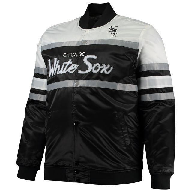 PRF WHTSOX NOIR GRIS MLB HOMMES B&T MNC COACHES VESTE EN SATIN JACMENXHW