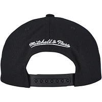 Men's Mitchell & Ness Black Chicago White Sox Double Up Snapback Hat
