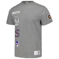 Men's Mitchell & Ness Heather Gray Chicago White Sox Cooperstown Collection City T-Shirt