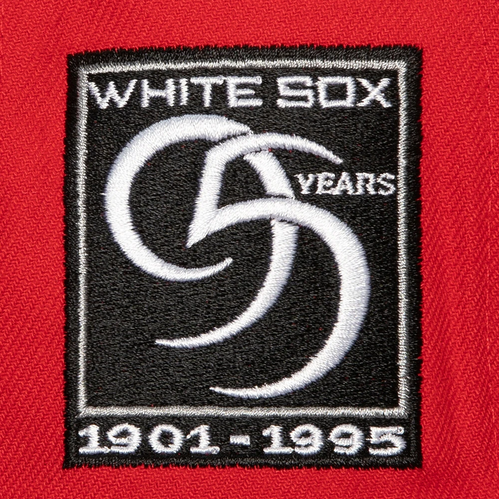 Men's Mitchell & Ness Red/ Chicago White Sox Bases Loaded Fitted Hat