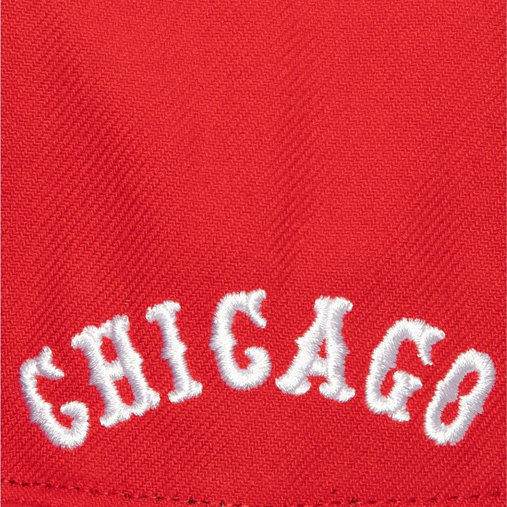 Men's Mitchell & Ness Red/ Chicago White Sox Bases Loaded Fitted Hat