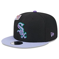 Men's New Era Black/Purple Chicago White Sox Grape Big League Chew Flavor Pack 9FIFTY Snapback Hat