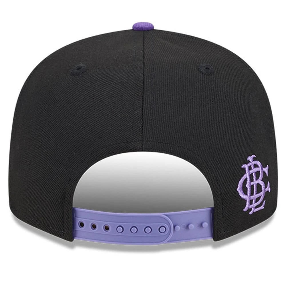 Men's New Era Black/Purple Chicago White Sox Grape Big League Chew Flavor Pack 9FIFTY Snapback Hat
