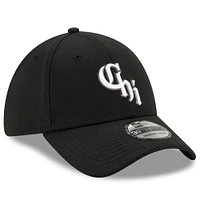 Men's New Era Black Chicago White Sox 2021 City Connect 39THIRTY Flex Hat