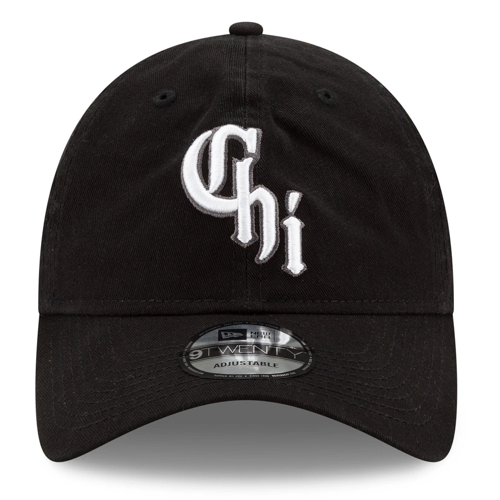 Men's New Era Black Chicago White Sox 2021 City Connect 9TWENTY Adjustable Hat