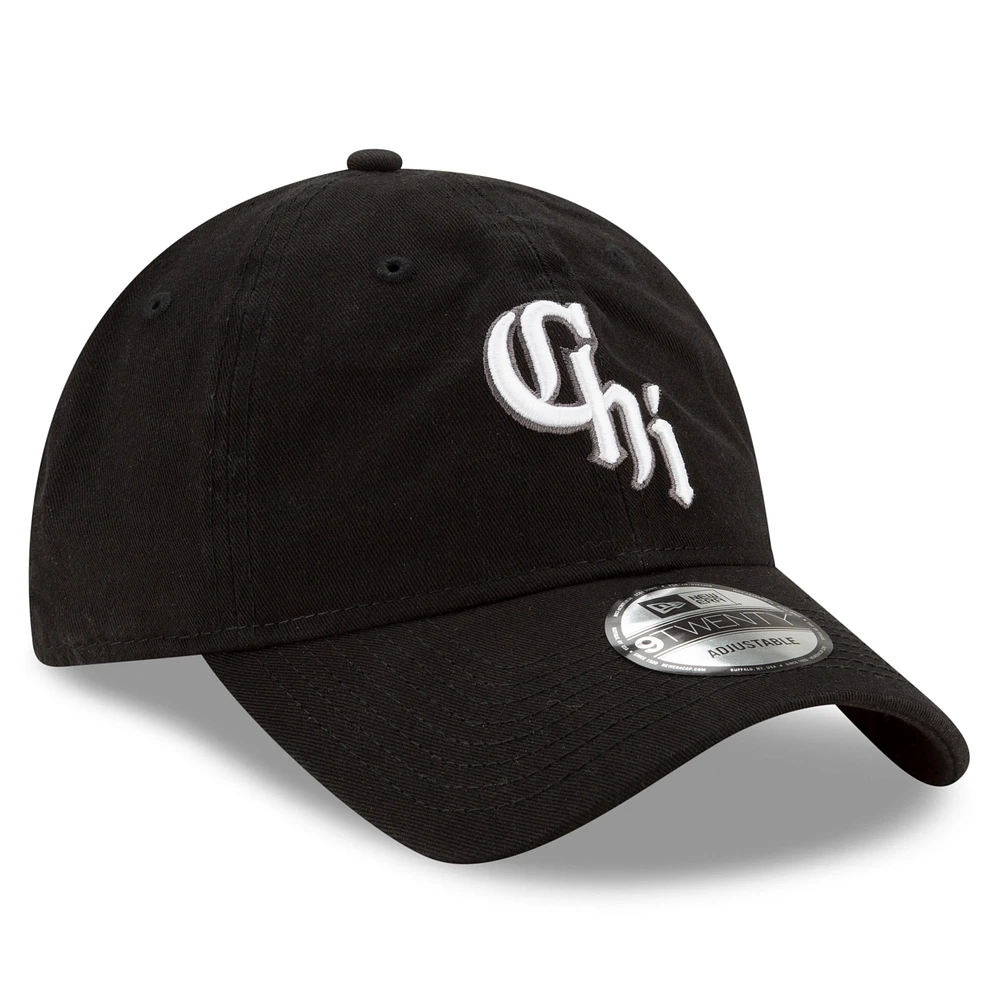 Men's New Era Black Chicago White Sox 2021 City Connect 9TWENTY Adjustable Hat
