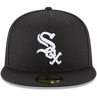 Men's New Era Black Chicago White Sox 59FIFTY Fitted Hat