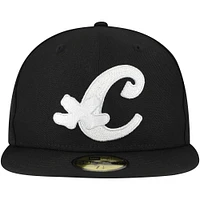 Men's New Era Black Chicago White Sox  Duo Logo 2.0 59FIFTY Fitted Hat