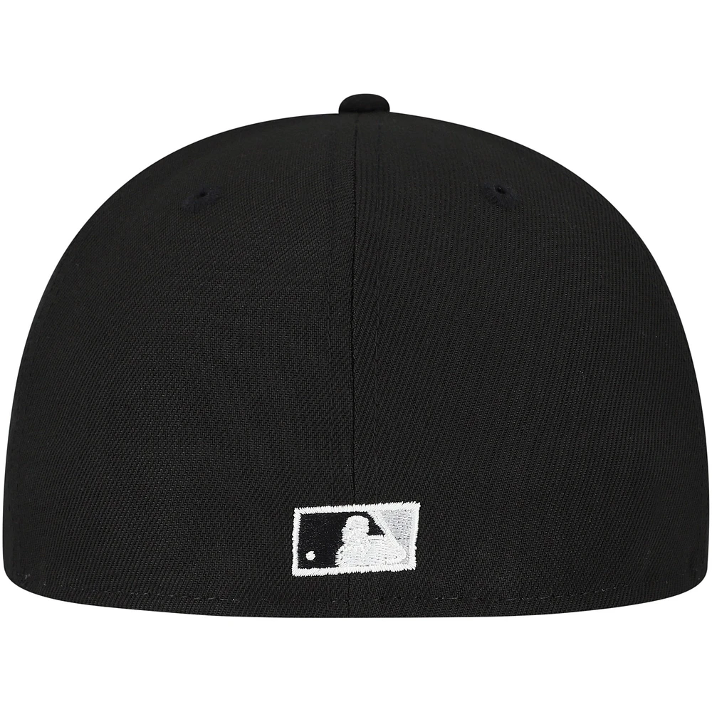 Men's New Era Black Chicago White Sox  Duo Logo 2.0 59FIFTY Fitted Hat