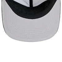 Men's New Era Black Chicago White Sox Tone Foam Meshback Golfer Snapback Hat