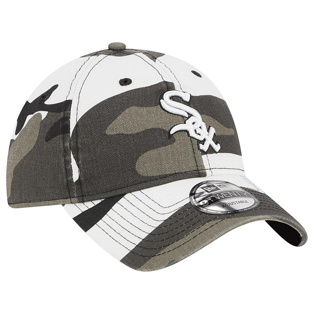Men's New Era Chicago White Sox Dark Camo 9TWENTY Adjustable Hat