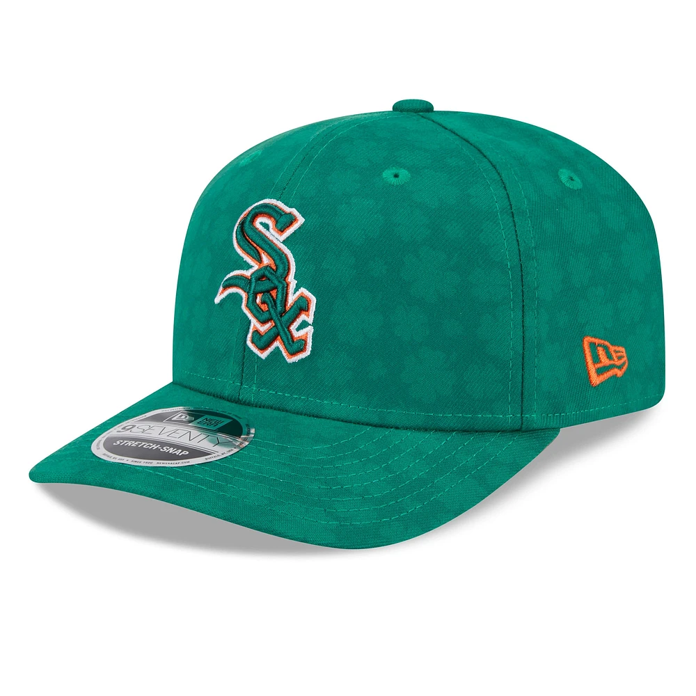 Men's New Era Kelly Green Chicago White Sox St. Patrick's Day 9SEVENTY Adjustable Hat