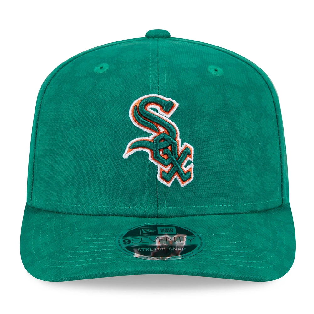 Men's New Era Kelly Green Chicago White Sox St. Patrick's Day 9SEVENTY Adjustable Hat