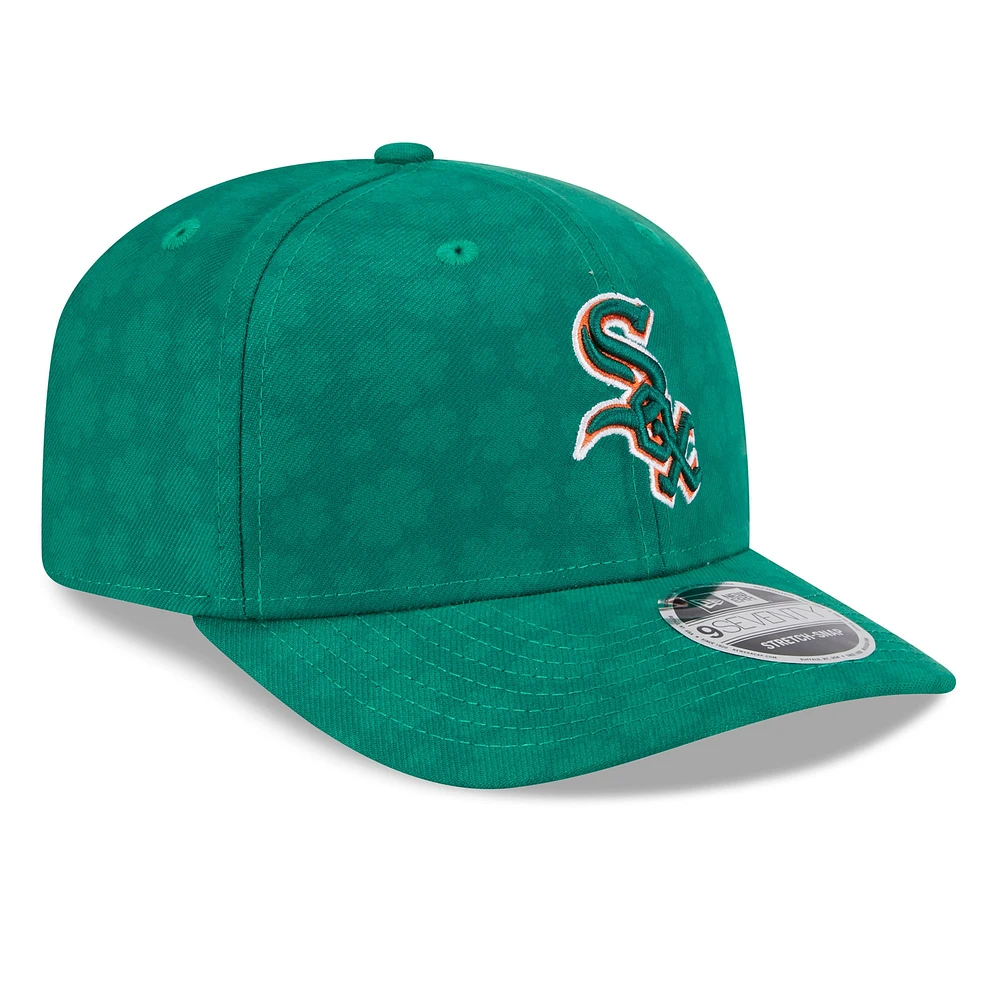 Men's New Era Kelly Green Chicago White Sox St. Patrick's Day 9SEVENTY Adjustable Hat