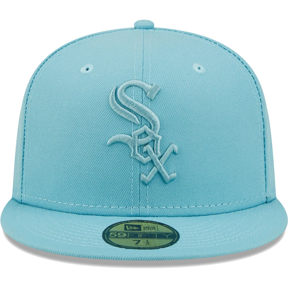 Men's New Era Light Blue Chicago White Sox Color Pack 59FIFTY Fitted Hat