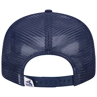 Men's New Era Navy Chicago White Sox Cooperstown Collection Team Color Trucker 9FIFTY Snapback Hat