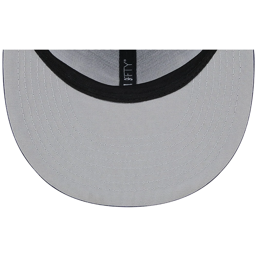 Men's New Era Navy Chicago White Sox Cooperstown Collection Team Color Trucker 9FIFTY Snapback Hat