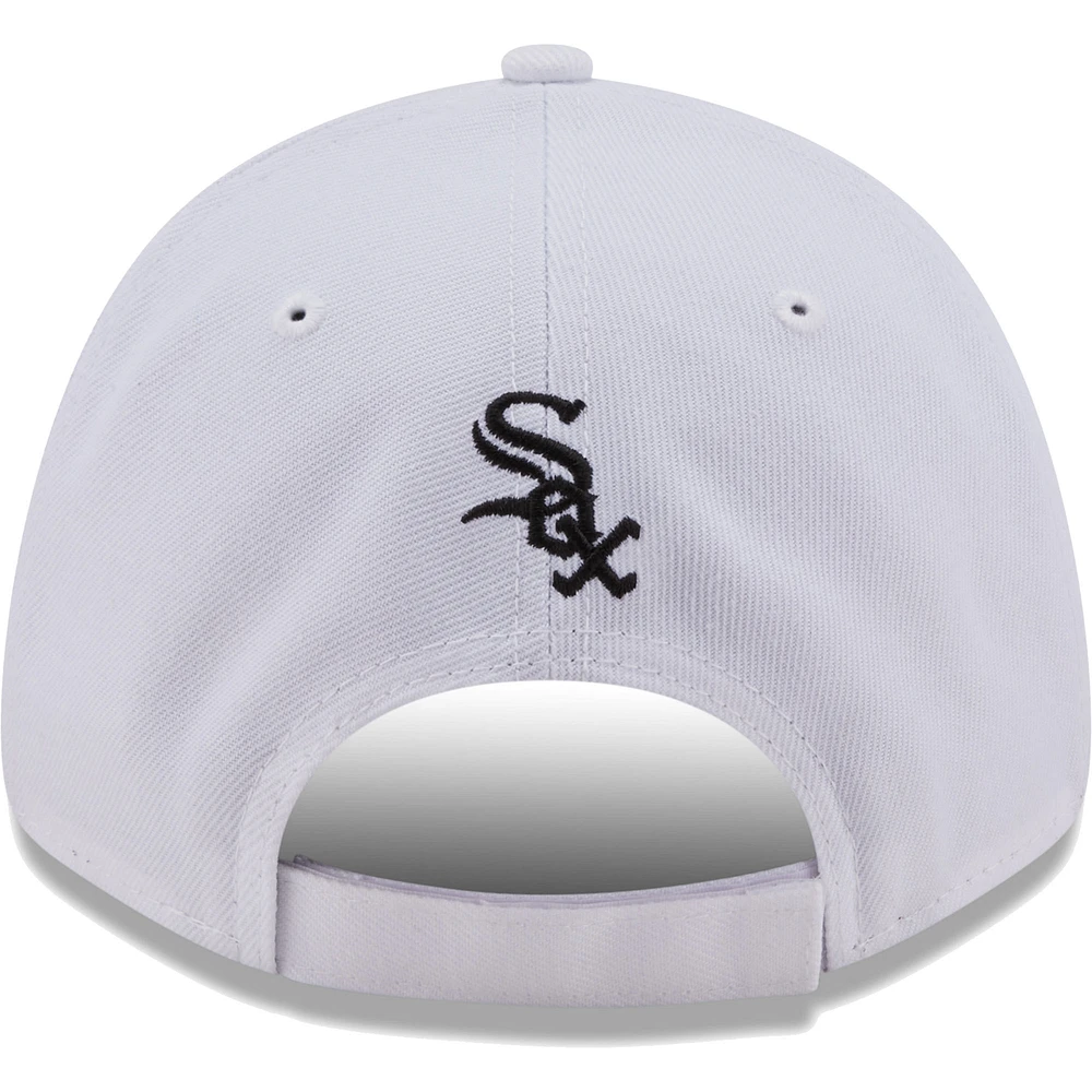 Men's New Era White Chicago White Sox League II 9FORTY Adjustable Hat
