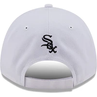 Men's New Era White Chicago White Sox League II 9FORTY Adjustable Hat