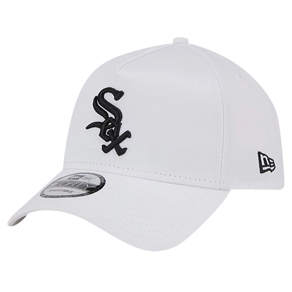 Men's New Era White Chicago White Sox TC A-Frame 9FORTY Adjustable Hat