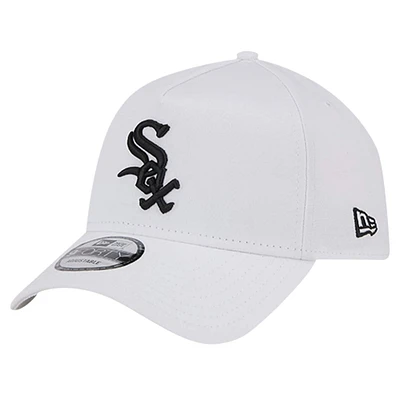 Men's New Era White Chicago White Sox TC A-Frame 9FORTY Adjustable Hat