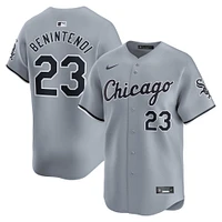 Men's Nike Andrew Benintendi White Chicago Sox Road Limited Player Jersey