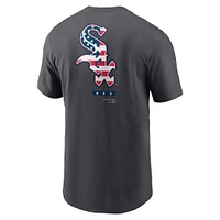 T-shirt Chicago White Sox Americana Nike anthracite pour homme