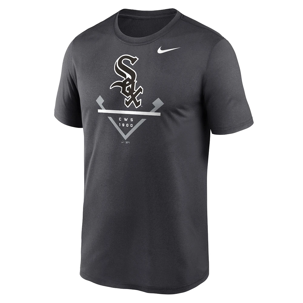 Men's Nike Anthracite Chicago White Sox Big & Tall Icon Legend Performance T-Shirt
