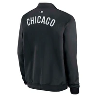 Men's Nike Black Chicago White Sox Authentic Collection Dugout Full-Zip Bomber Jacket