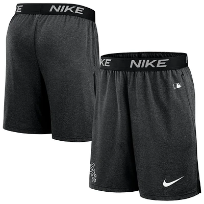 Men's Nike Black Chicago White Sox Authentic Collection Performance Knit Shorts