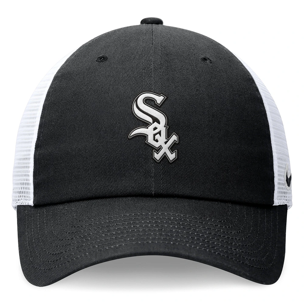 Men's Nike Black Chicago White Sox Club Trucker Adjustable Hat