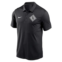Men's Nike Black Chicago White Sox Diamond Icon Franchise Performance Polo