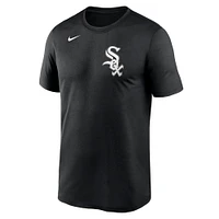 Men's Nike Black Chicago White Sox Legend Fuse Wordmark T-Shirt