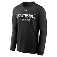 Men's Nike Black Chicago White Sox Local Nickname Long Sleeve T-Shirt