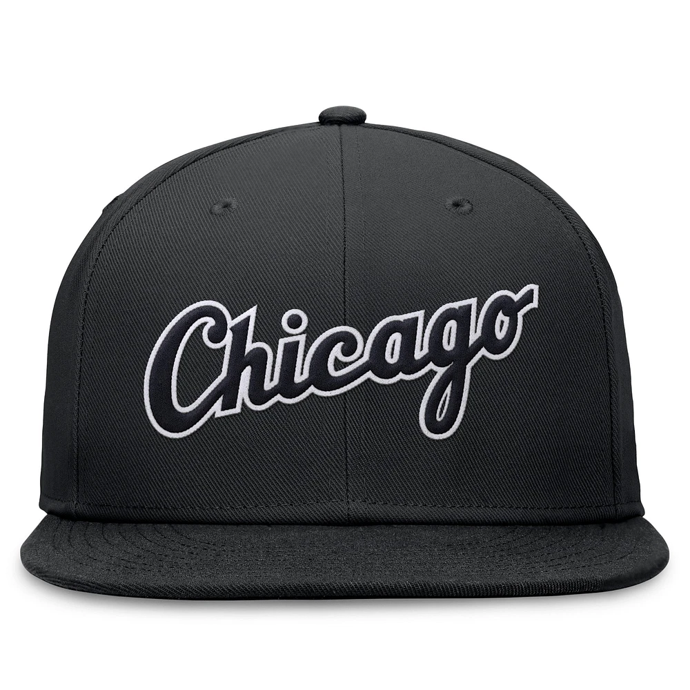 Men's Nike Black Chicago White Sox Performance Fitted Hat