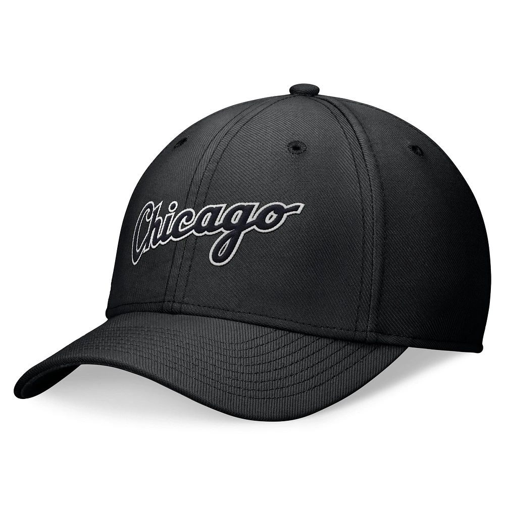 Men's Nike Black Chicago White Sox Performance Flex Hat