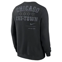Men's Nike Black Chicago White Sox Statement Ball Game Fleece Pullover Sweatshirt