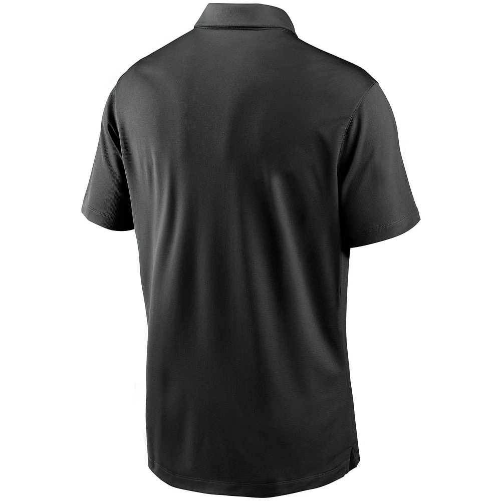 Men's Nike Black Chicago White Sox Team Logo Franchise Performance Polo