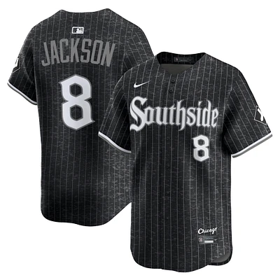 Maillot Nike Bo Jackson noir pour homme, édition limitée, Chicago White Sox City Connect