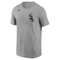 Men's Nike Bo Jackson Heathered Gray Chicago White Sox Cooperstown Collection Name & Number T-Shirt