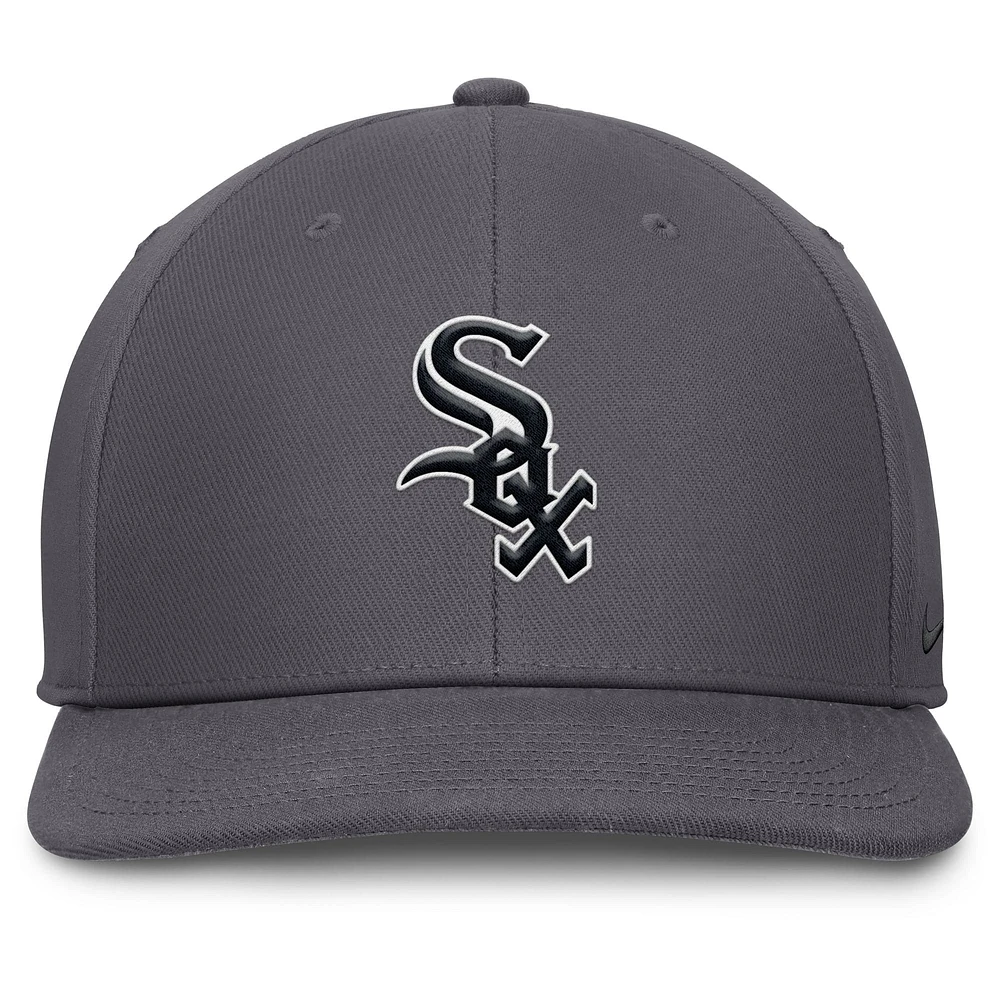 Casquette Snapback Nike Pro Performance Chicago White Sox grise pour homme