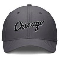 Men's Nike  Gray Chicago White Sox Swoosh Performance Flex Hat