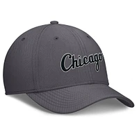 Men's Nike  Gray Chicago White Sox Swoosh Performance Flex Hat