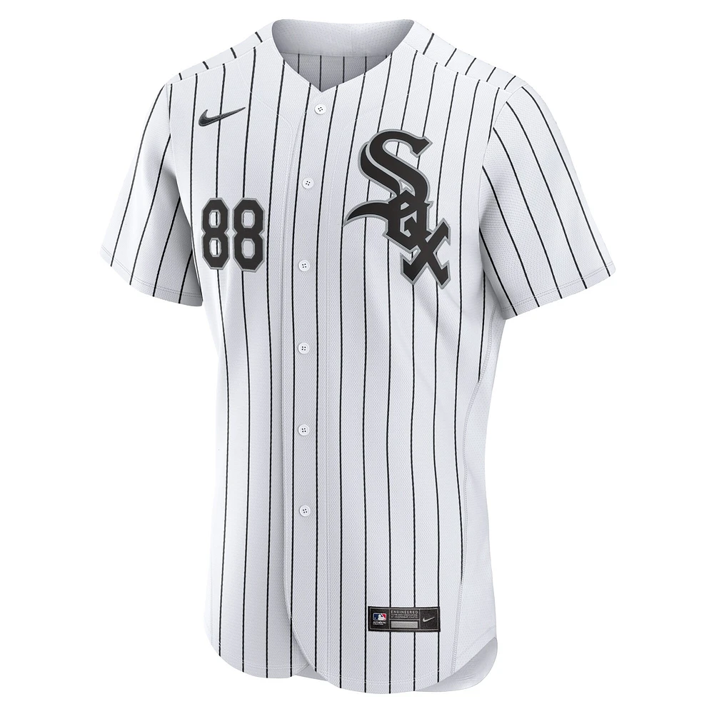 Men's Nike Luis Robert White/Black Chicago White Sox Home Authentic Player Jersey