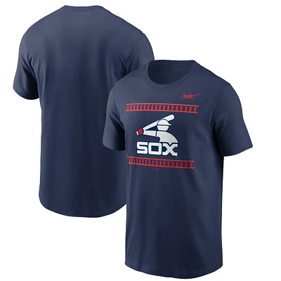 T-shirt Nike Chicago White Sox Cooperstown Collection pour homme, bleu marine