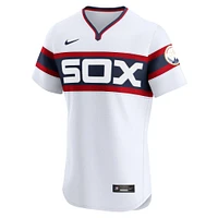 Men's Nike White Chicago Sox Alternate Vapor Premier Elite Patch Jersey